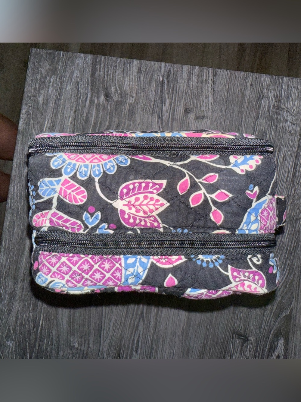 Vera Bradley ‘Alpine Floral’ Large Makeup Bag - Picture 8 of 11